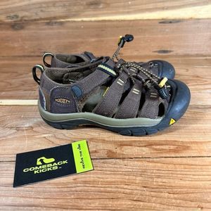 Keen Newport H2 Sandals Big Kids Size 2 Brown Black